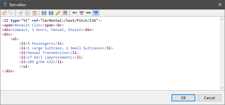 Text editor