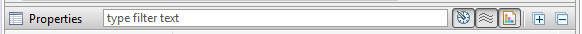 The Property Editor toolbar
