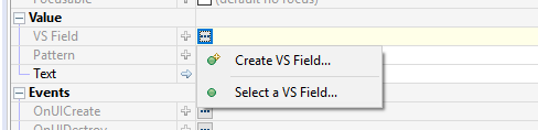 Connect a component to a VirtualSpace entity from the property editor.