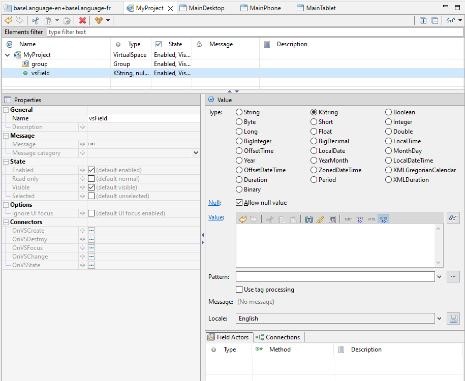 The VirtualSpace Editor